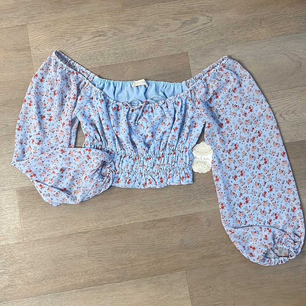 Altar’d State Long Sleeve Flowerly shirt